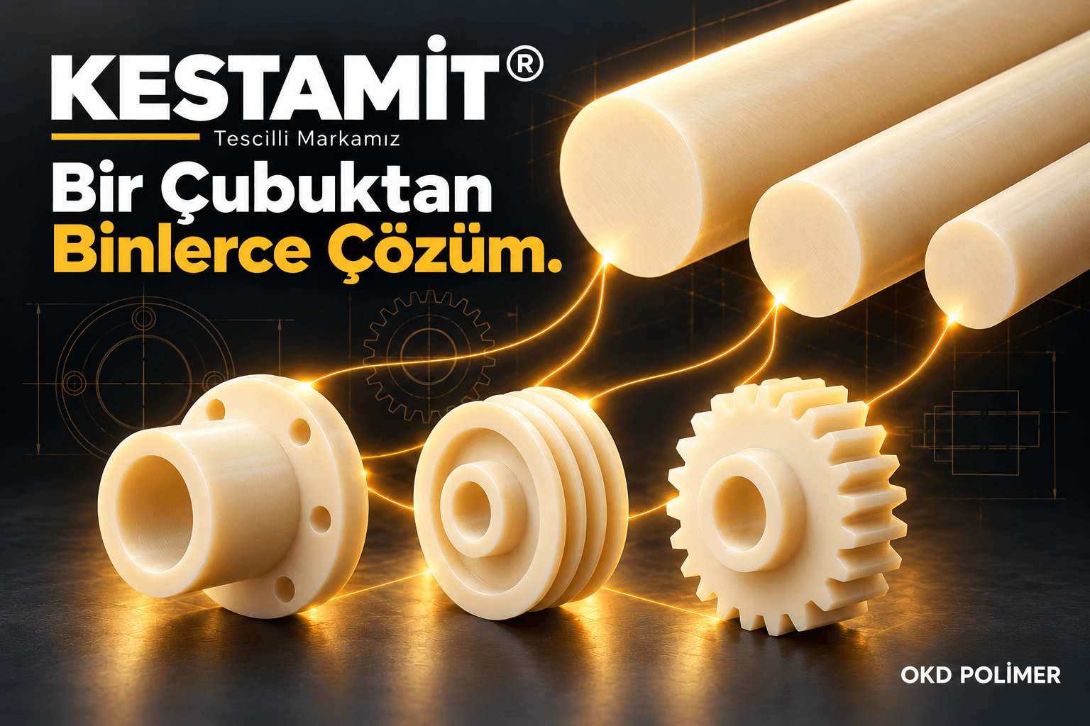 Kestamit Çubuktan Hangi Endüstriyel Parçalar Üretilir?