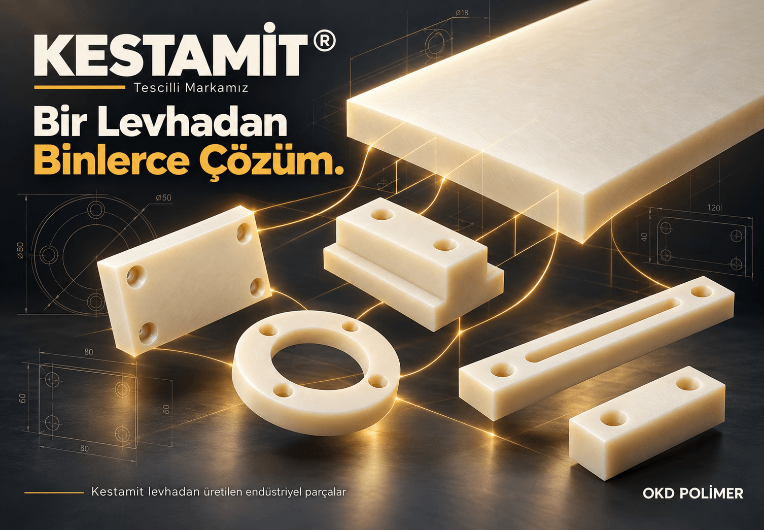 Kestamit Levhadan Hangi Endüstriyel Parçalar Üretilir?